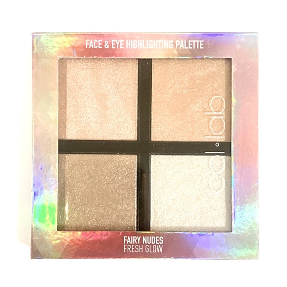 Large Face & Eye Highlighting Palette NEW Collab Fresh & Glow “Fairy Nudes” NEW - Picture 4 of 4